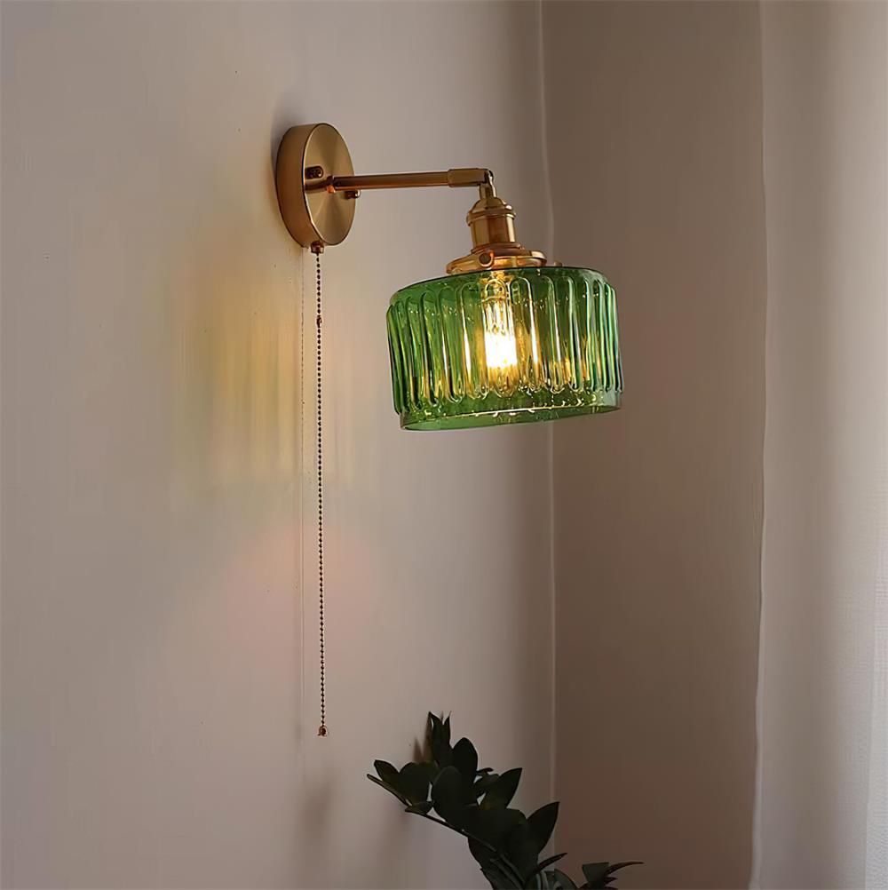 Infinity Applique Murale Laiton Chaîne Verte - Neutralighting