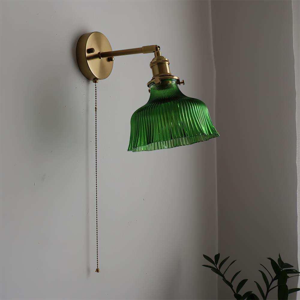 Infinity Applique Murale Laiton Chaîne Verte - Neutralighting