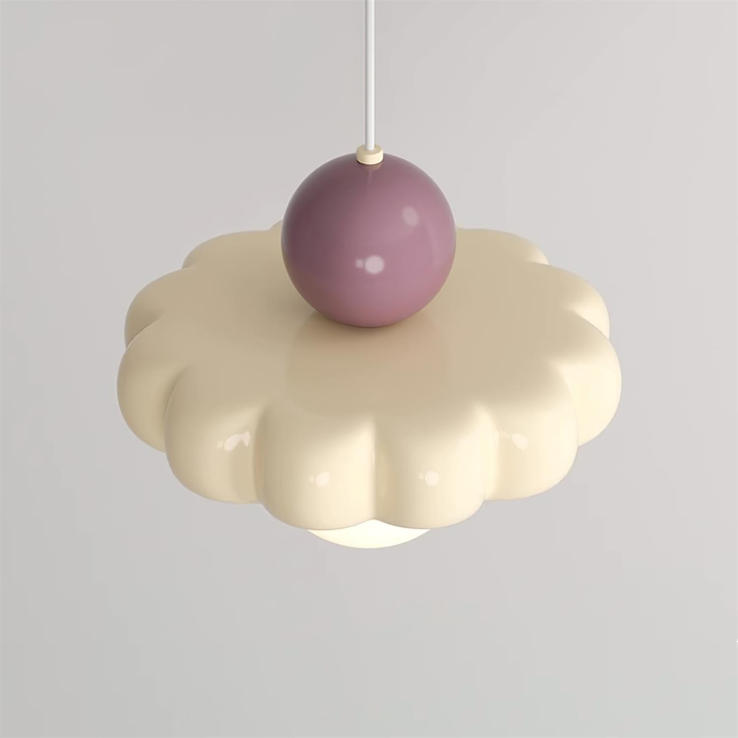 Aria Cute Cream Pendant Light - Letslighting