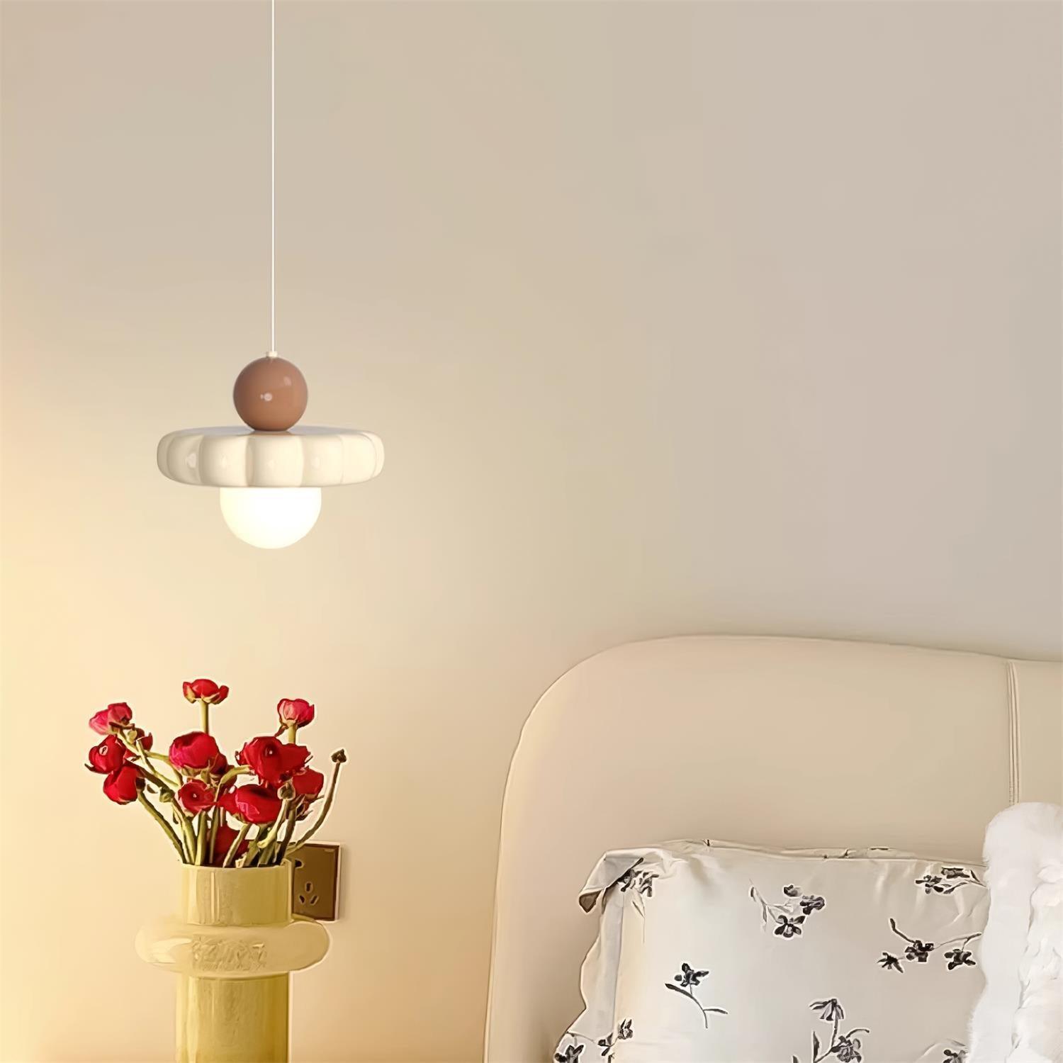 Aria Cute Cream Pendant Light - Letslighting