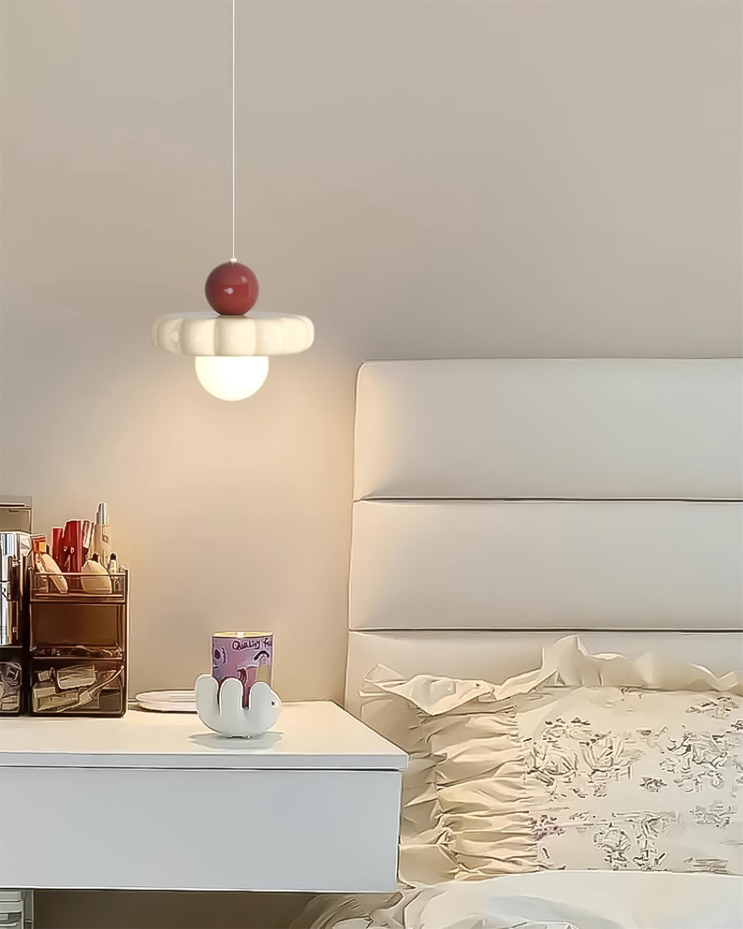 Aria Cute Cream Pendant Light - Letslighting