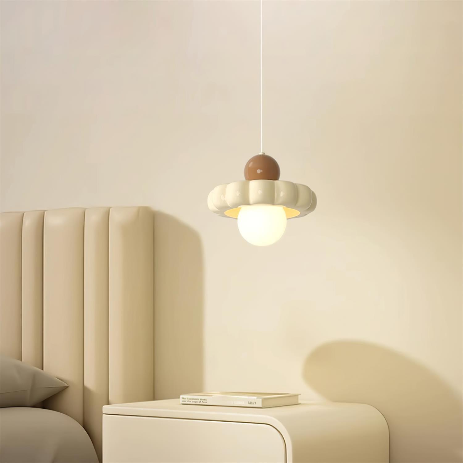 Aria Cute Cream Pendant Light - Letslighting
