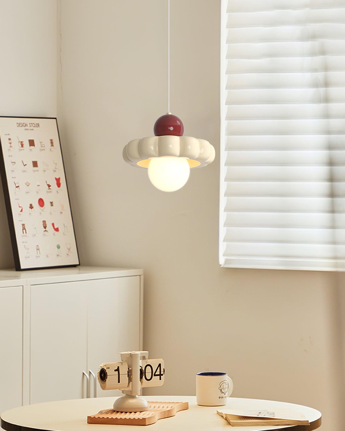 Aria Cute Cream Pendant Light - Letslighting