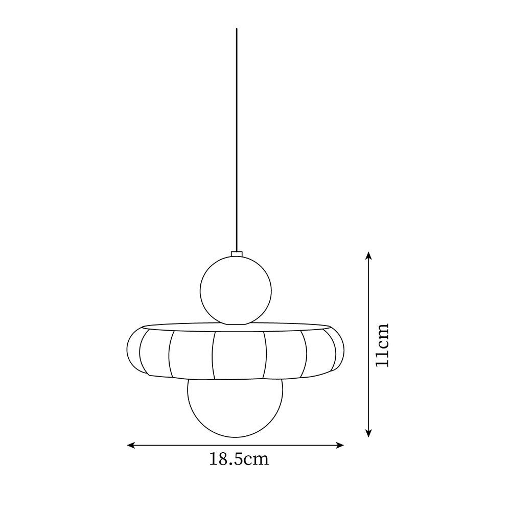 Aria Cute Cream Pendant Light - Letslighting