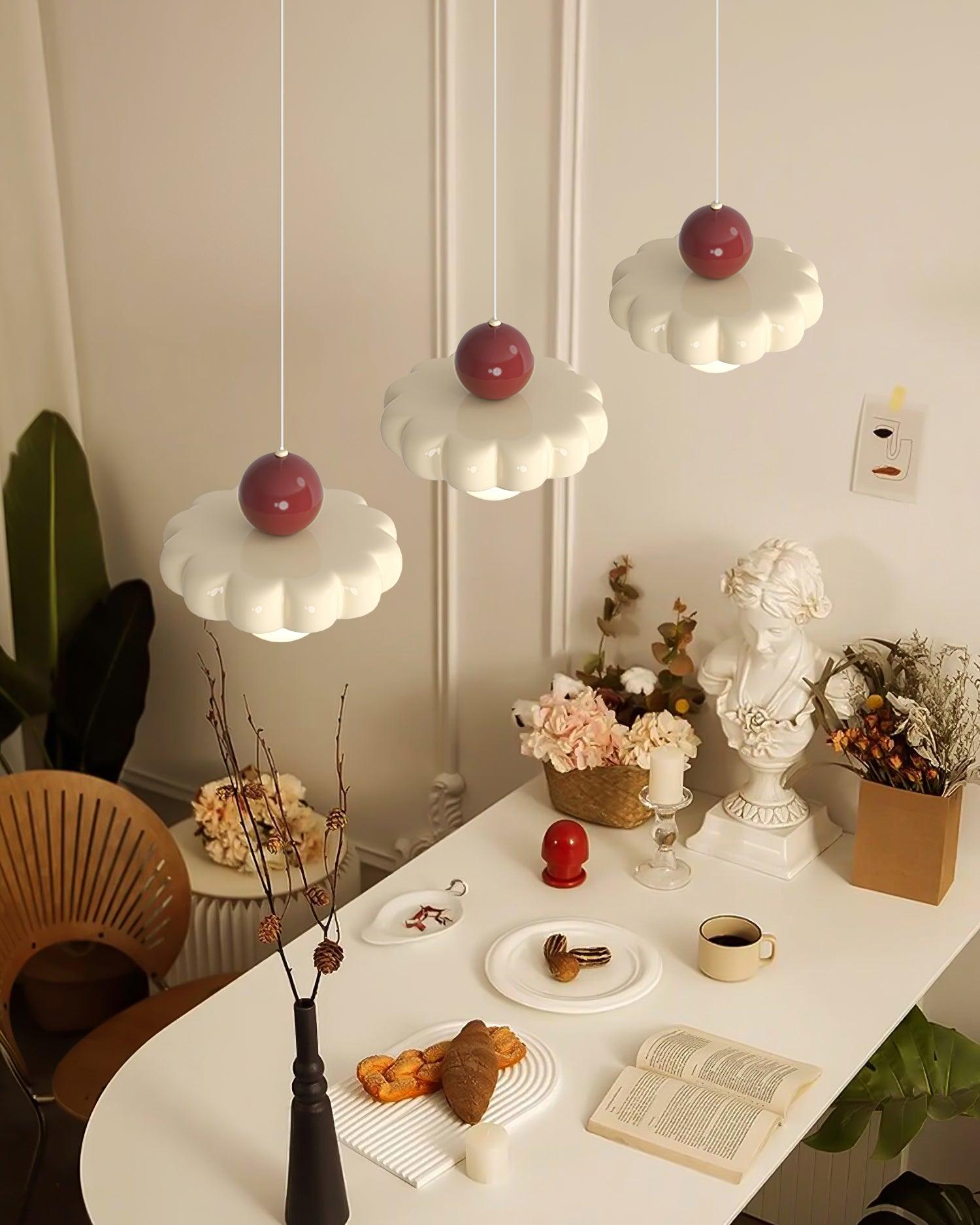 Aria Cute Cream Pendant Light - Letslighting