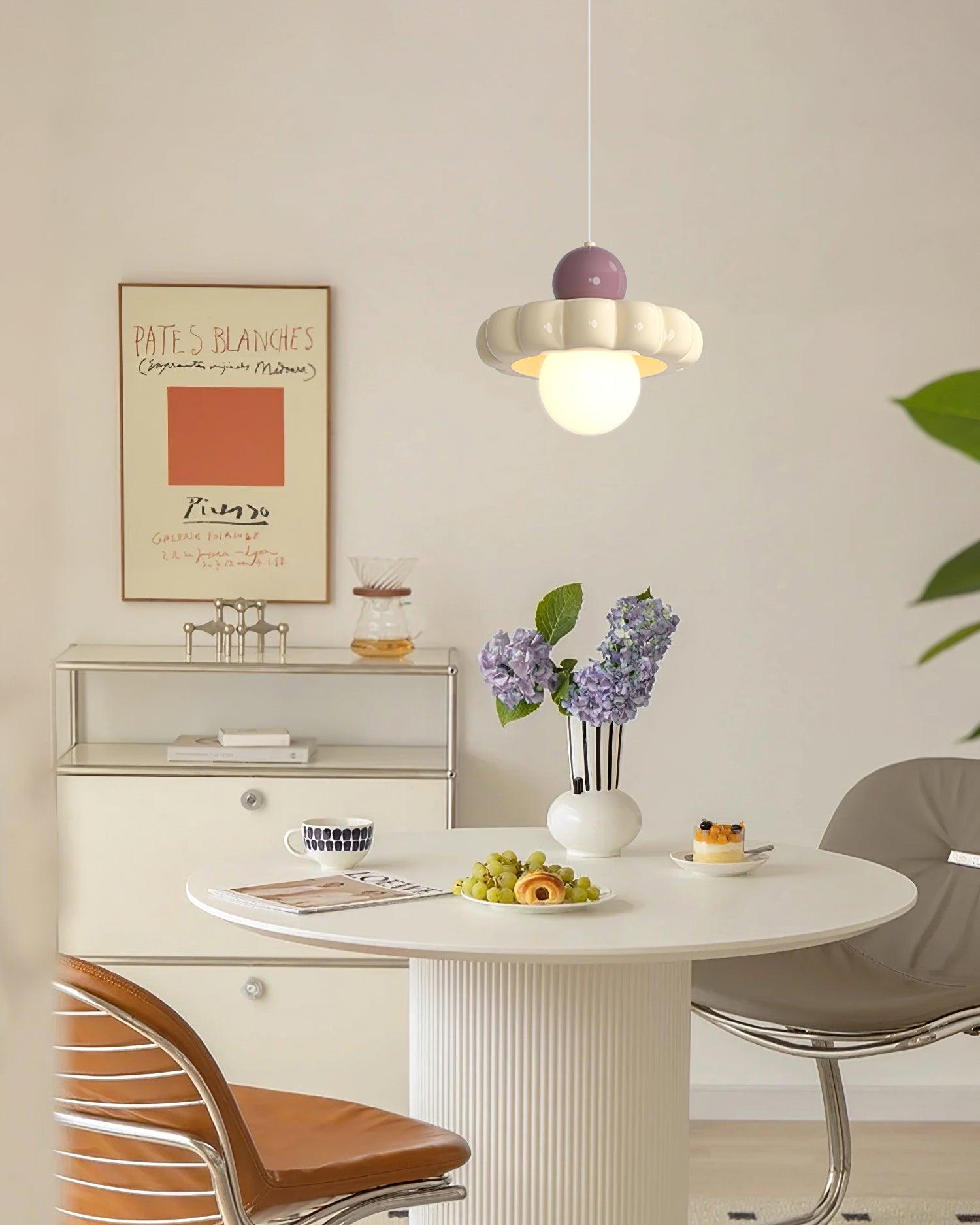 Aria Cute Cream Pendant Light - Letslighting