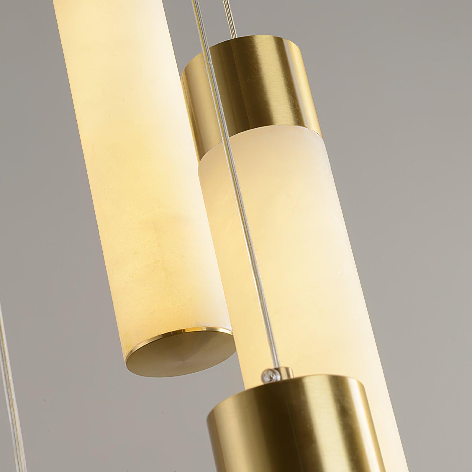 Aurelia Alabaster Chandelier Staircase - Letslighting
