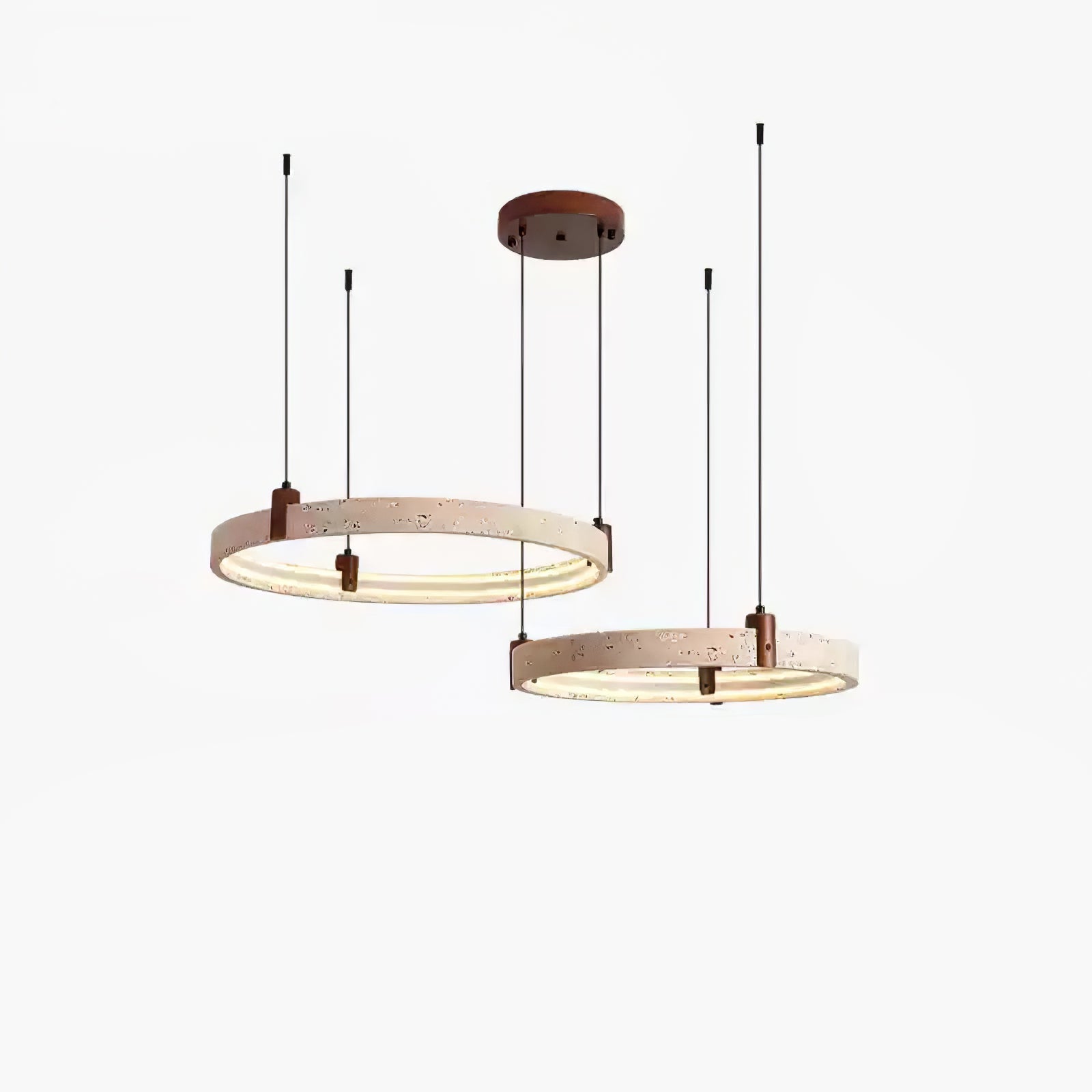 Orvinir Chandelier en Travertin - Neutralighting