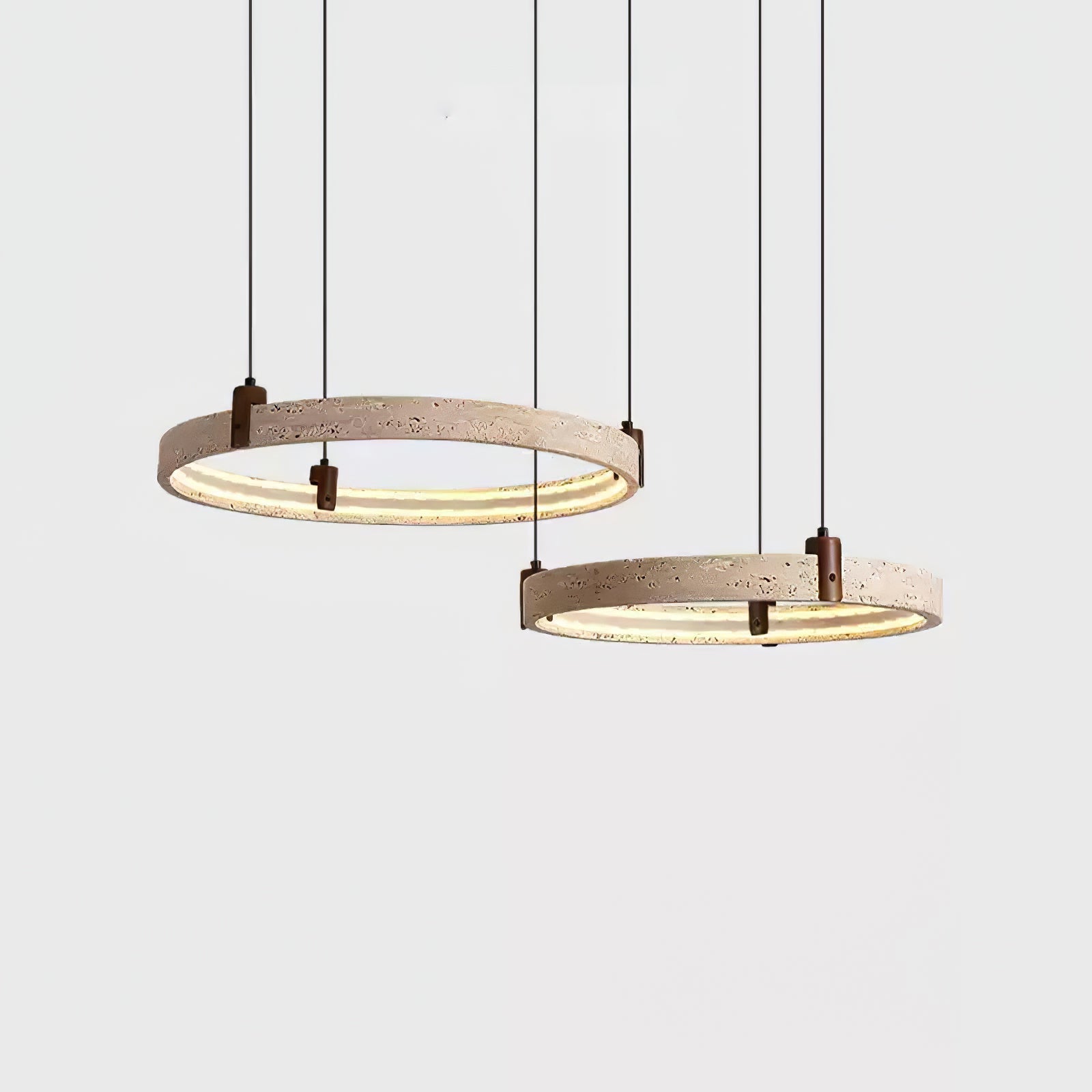 Orvinir Chandelier en Travertin - Neutralighting