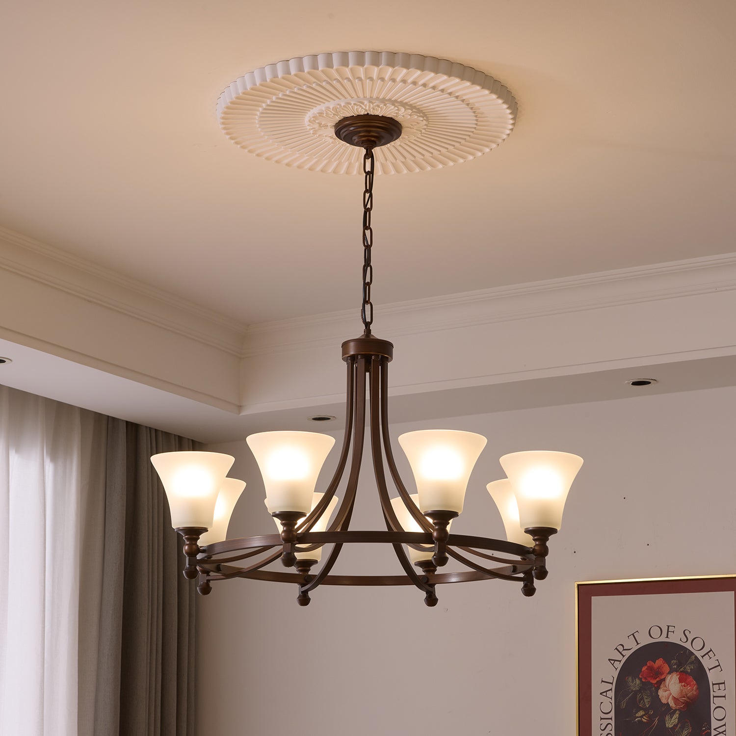 Celestine Chandelier Élévation Vintage Lueur - Neutralighting