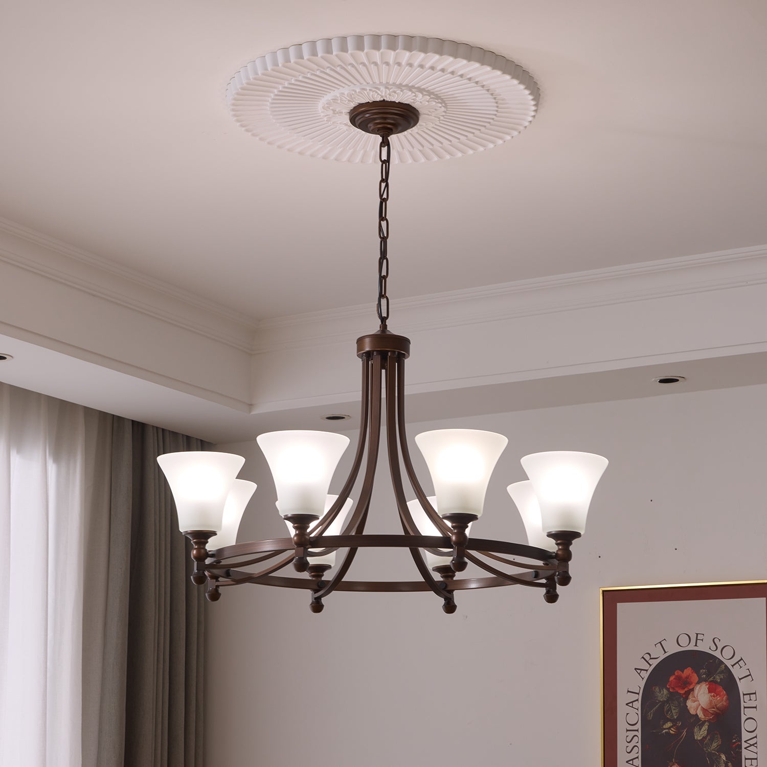 Celestine Chandelier Élévation Vintage Lueur - Neutralighting