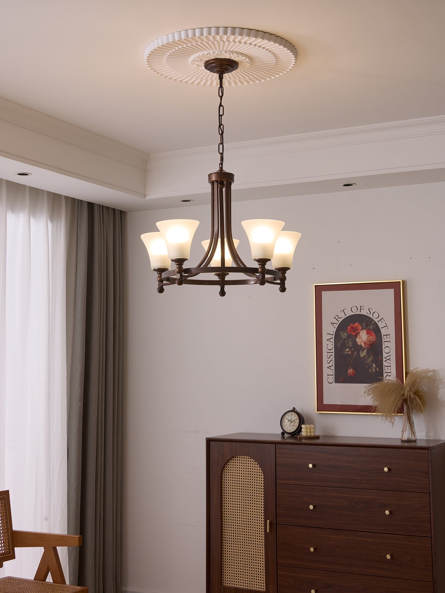 Celestine Chandelier Élévation Vintage Lueur - Neutralighting