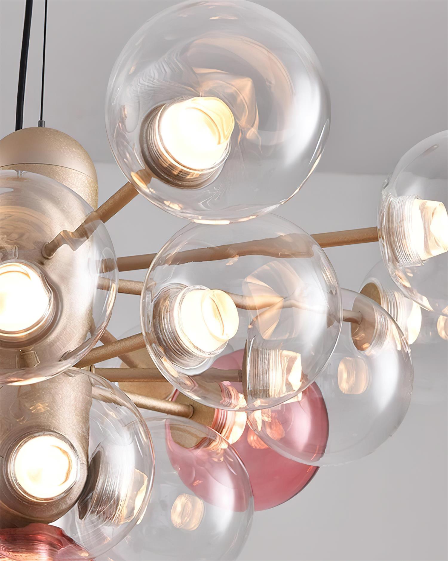Candy Lustre en métal à bulles - Neutralighting