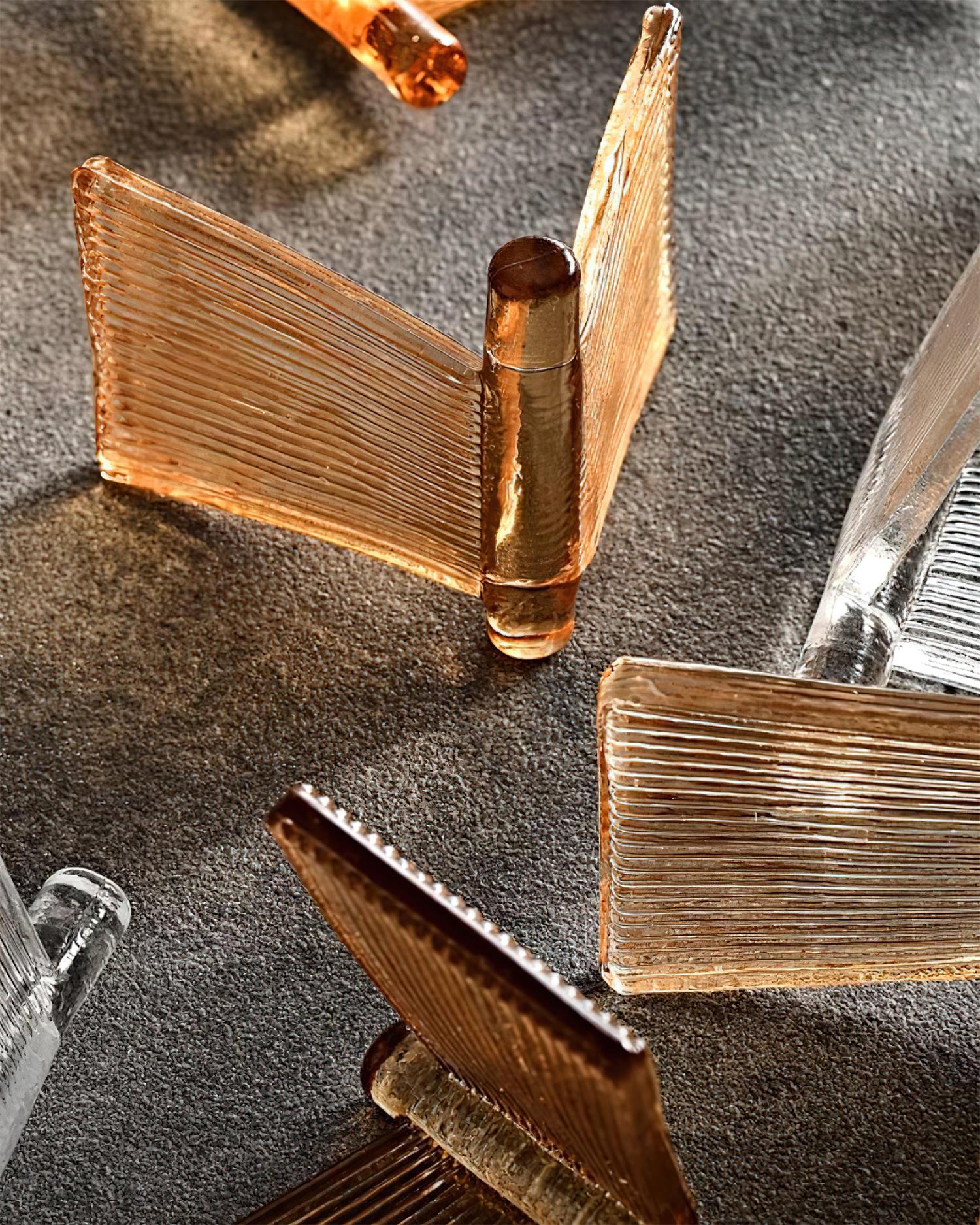 Celvara Lustre Vintage en Verre Doré - Neutralighting