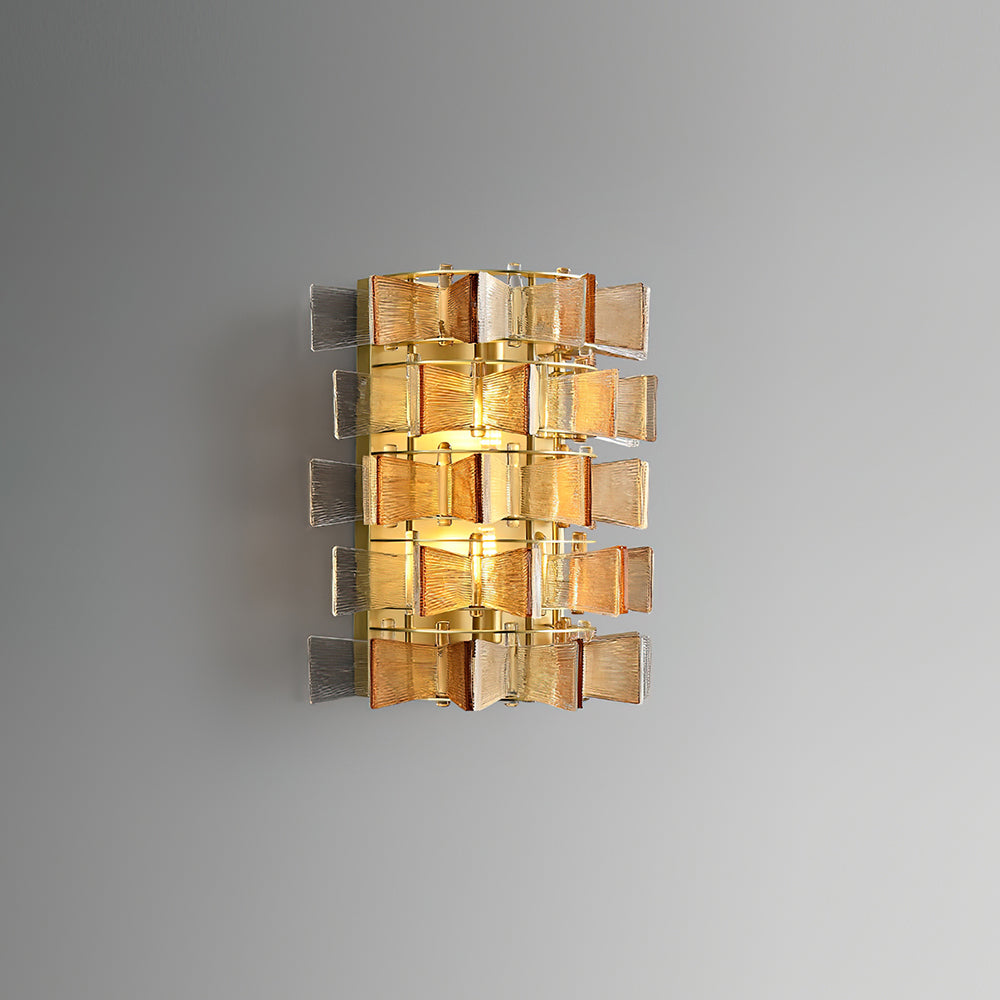 Celvara Applique Murale Accent Ruban en Verre Rainuré - Neutralighting