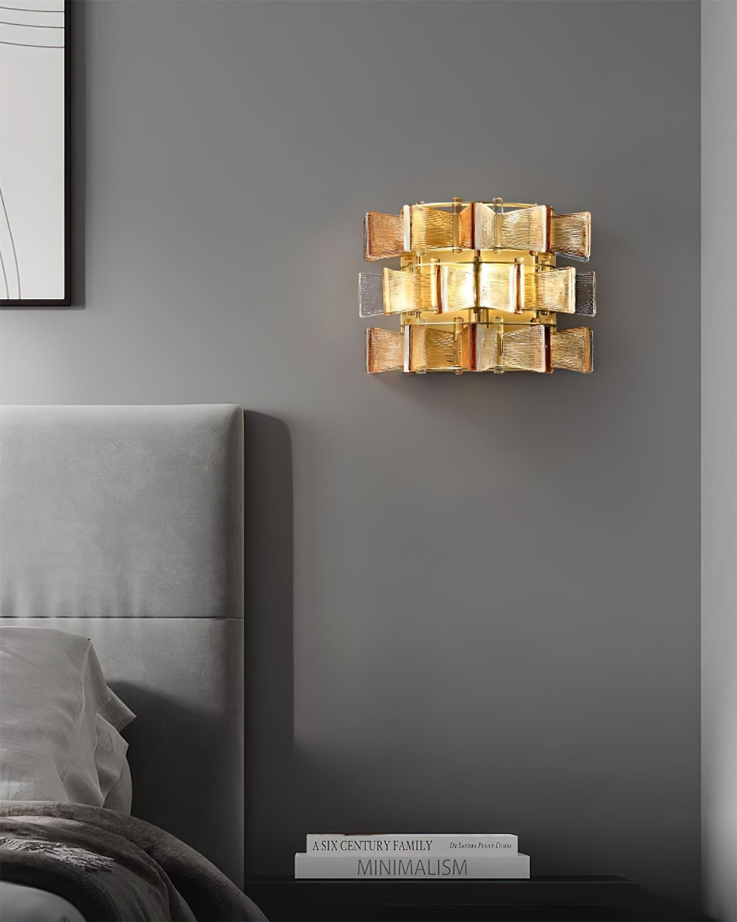 Celvara Applique Murale Accent Ruban en Verre Rainuré - Neutralighting