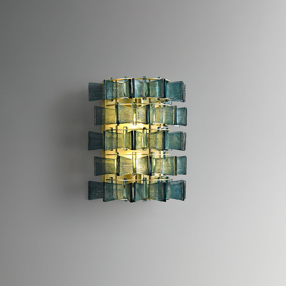 Celvara Applique Murale Accent Ruban en Verre Rainuré - Neutralighting
