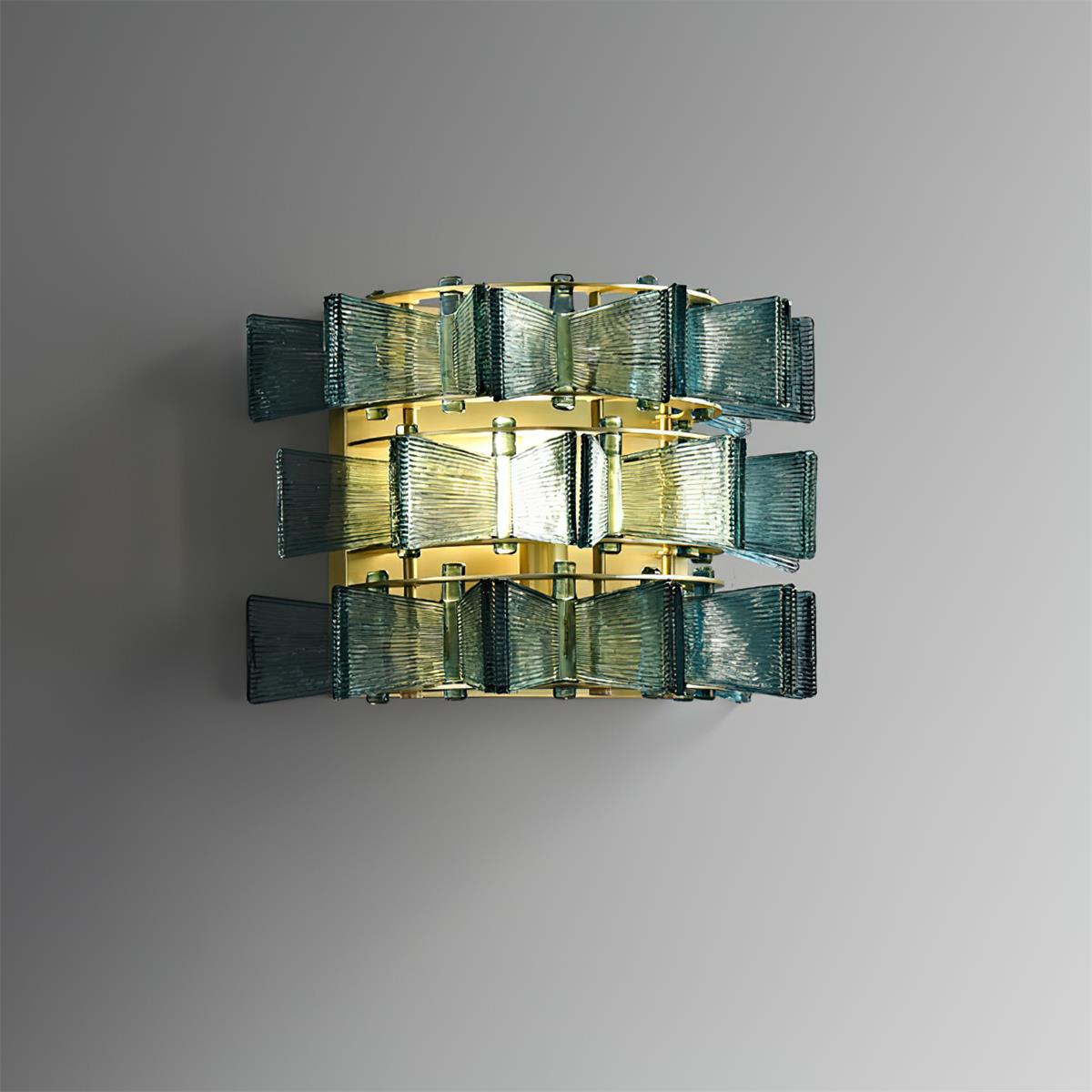 Celvara Applique Murale Accent Ruban en Verre Rainuré - Neutralighting