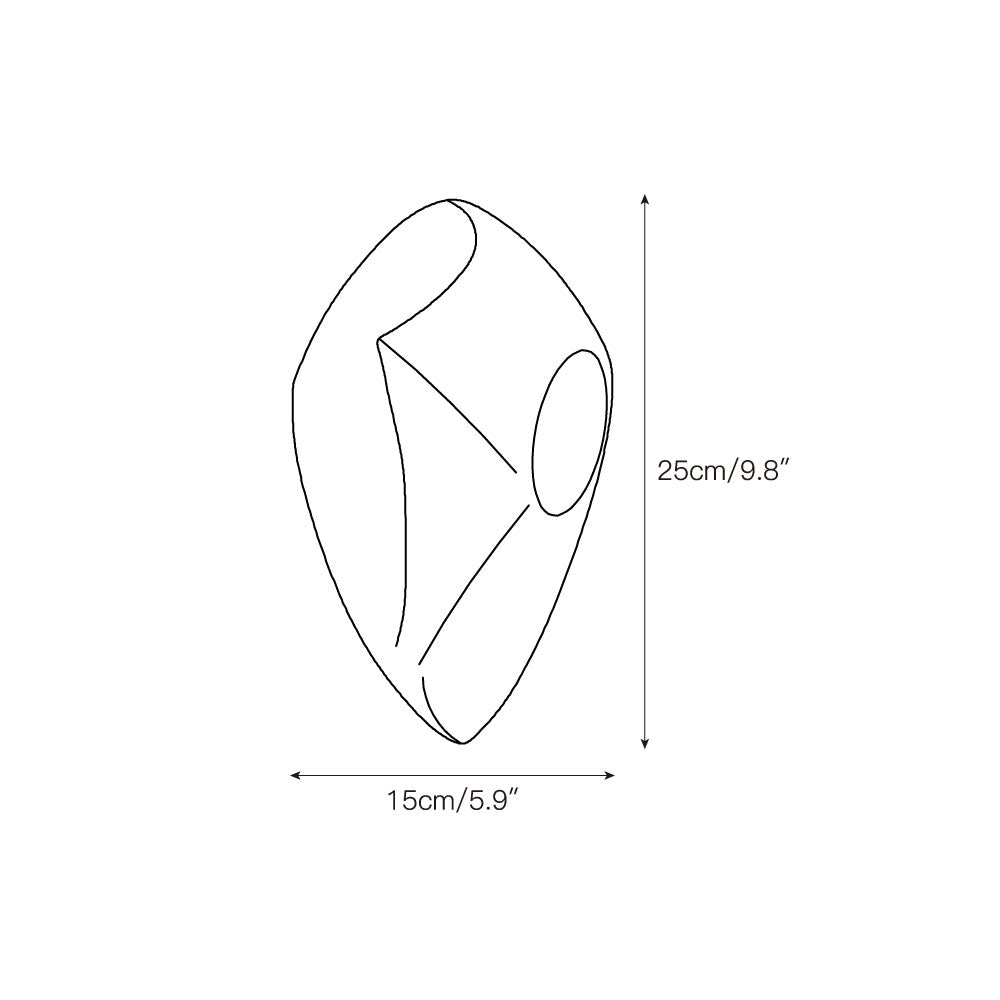 Claro Applique Murale en Ciment Creux à Créativité Individuelle - Neutralighting