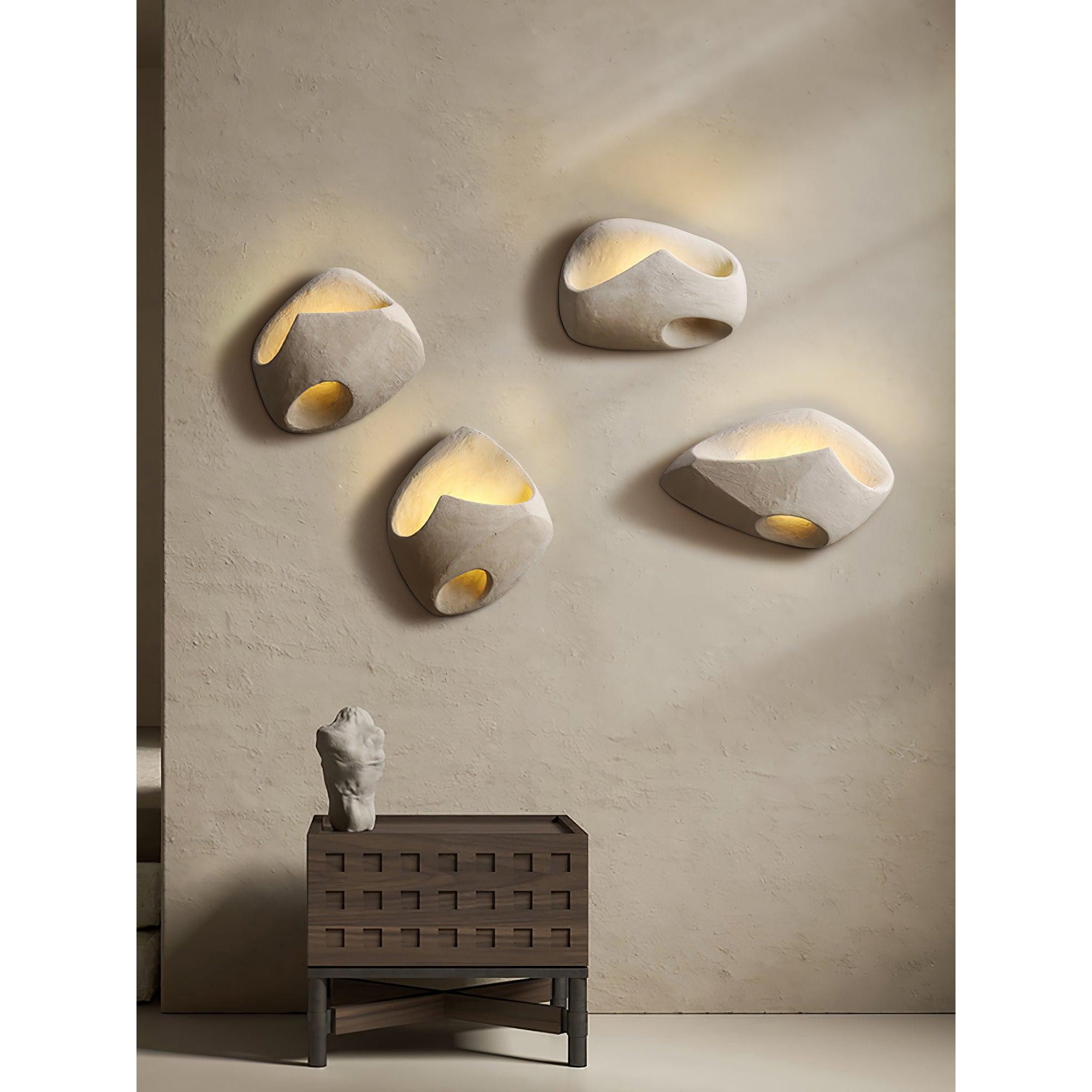 Claro Applique Murale en Ciment Creux à Créativité Individuelle - Neutralighting
