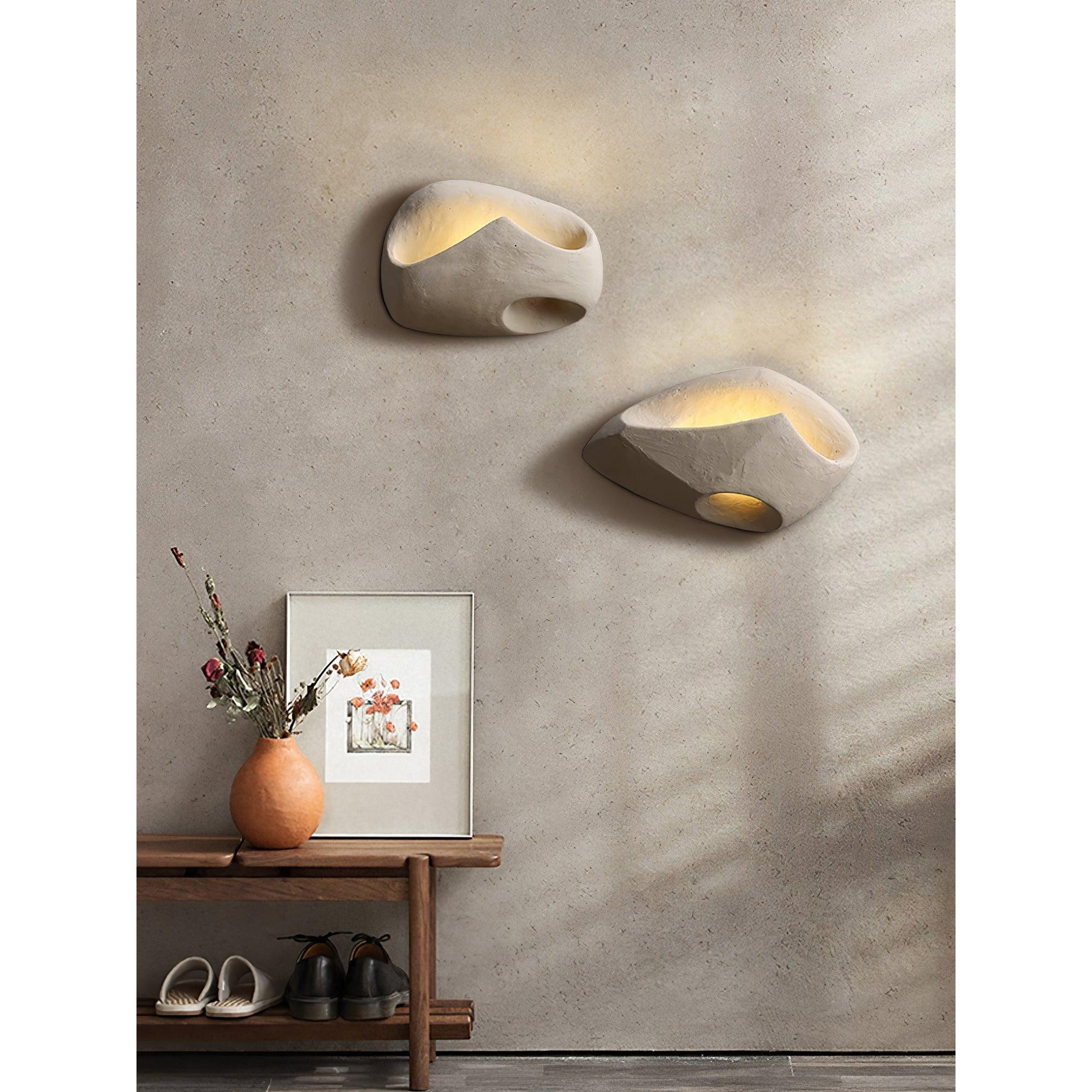 Claro Applique Murale en Ciment Creux à Créativité Individuelle - Neutralighting