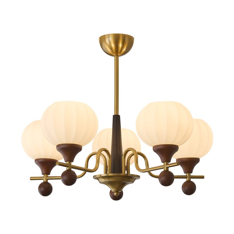 Anorionis Lustre Traditionnel Haut de Gamme en Bois - Neutralighting