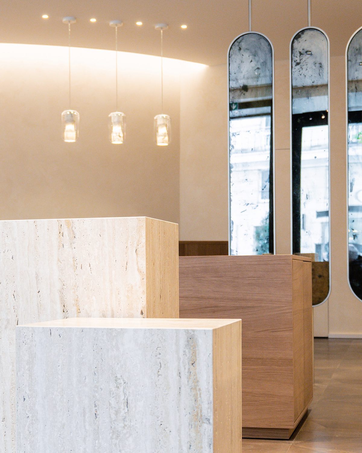 Allirila Lampe à Suspension Moderne Et Minimaliste En Verre Albâtre - Neutralighting