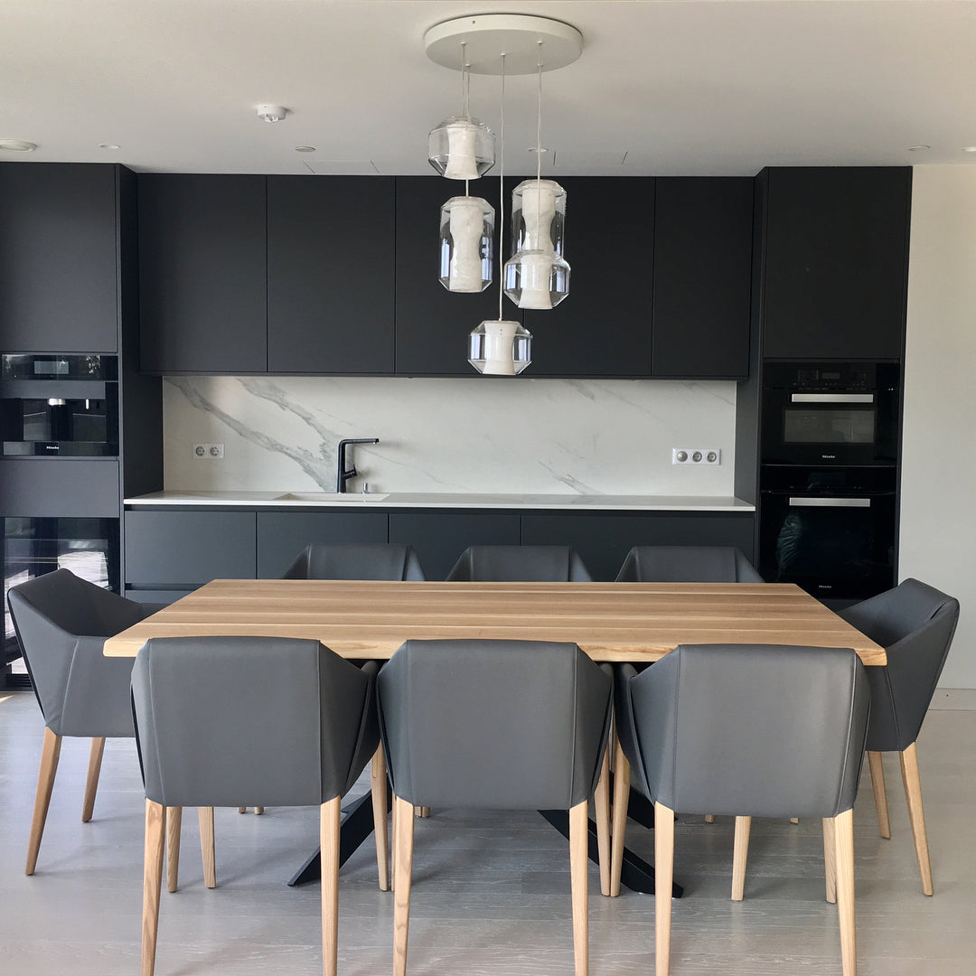 Allirila Lampe à Suspension Moderne Et Minimaliste En Verre Albâtre - Neutralighting