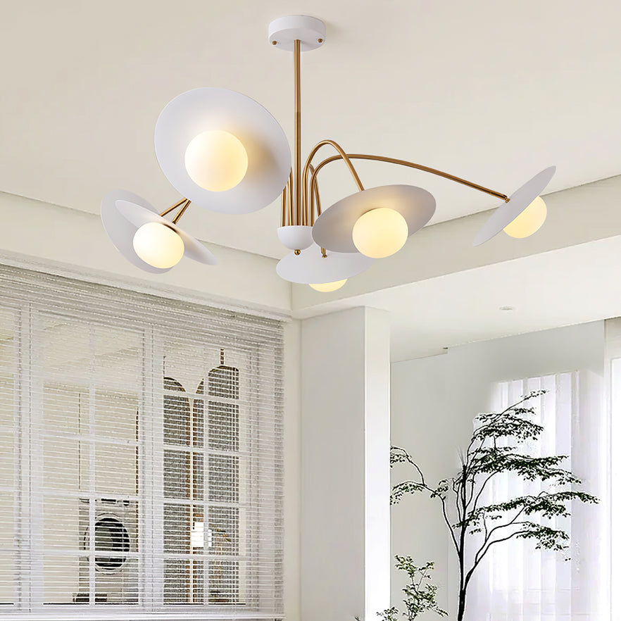 Lustra Chandelier avec Champignon Inspiré de l'Art Déco - Neutralighting