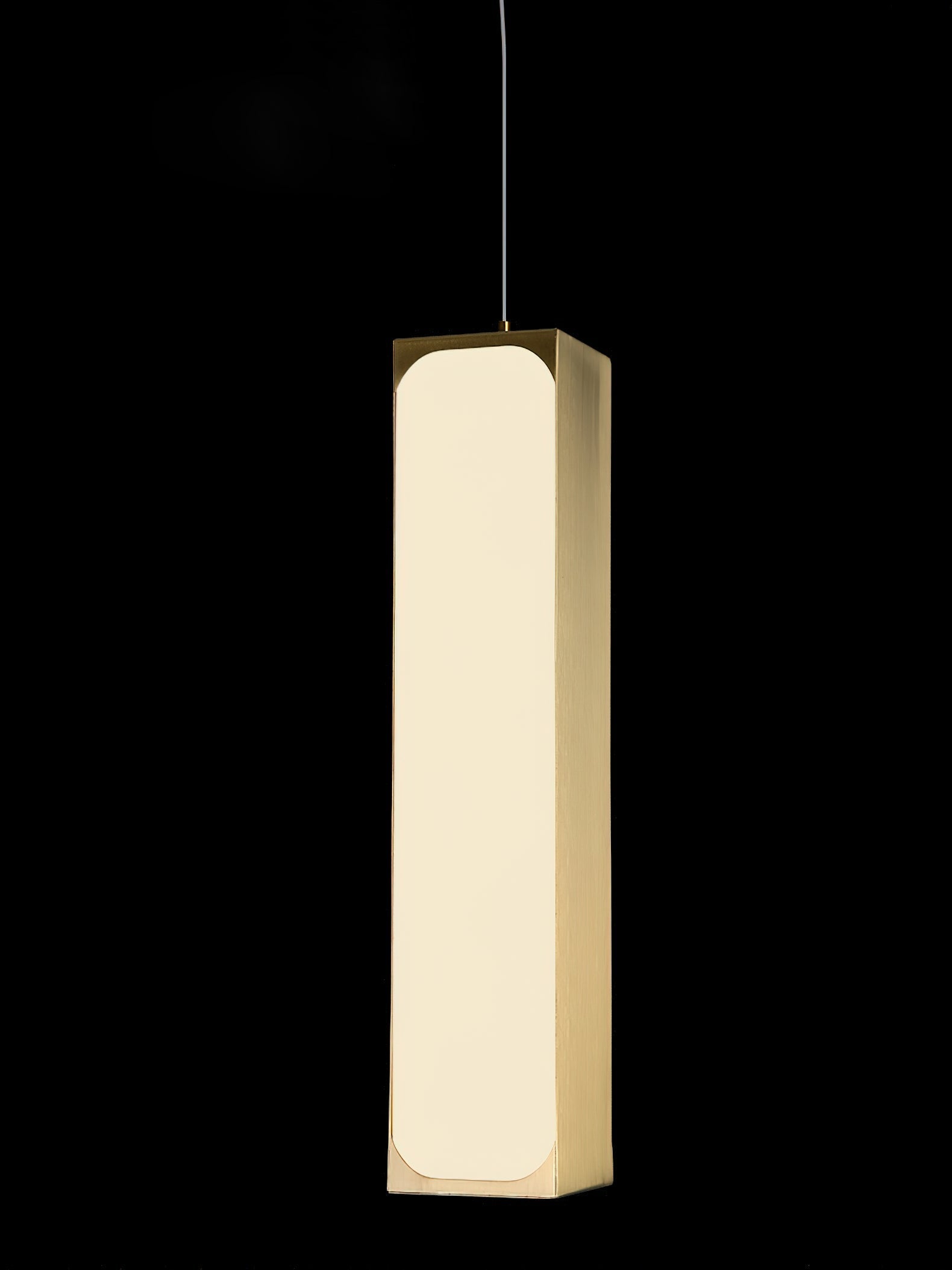 Gleam Lumière de Suspension Moderne Minimaliste en Laiton et Albâtre - Neutralighting