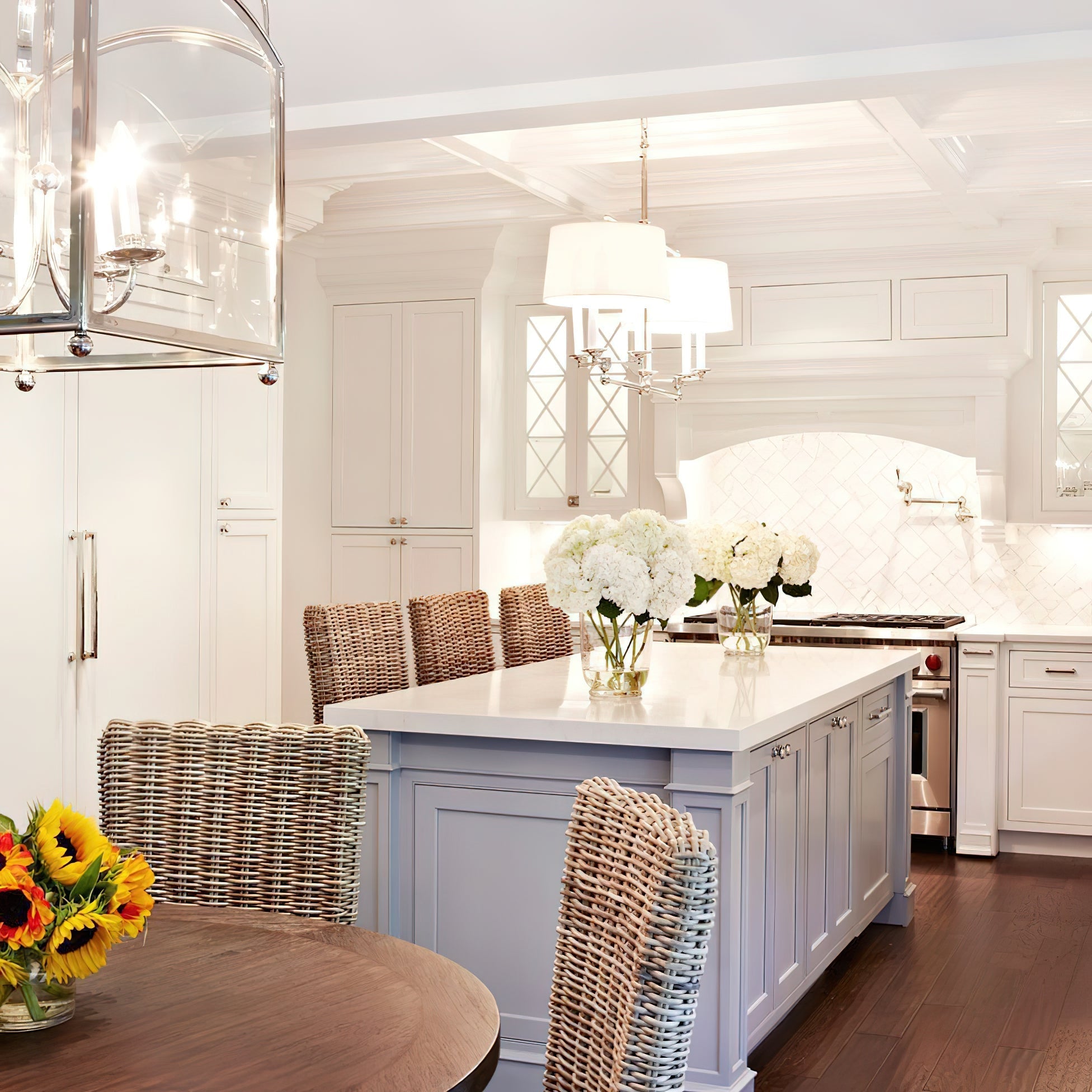 Chandelier en Laiton et Tissu Vintage d'Art Classique avec Incrustation - Neutralighting