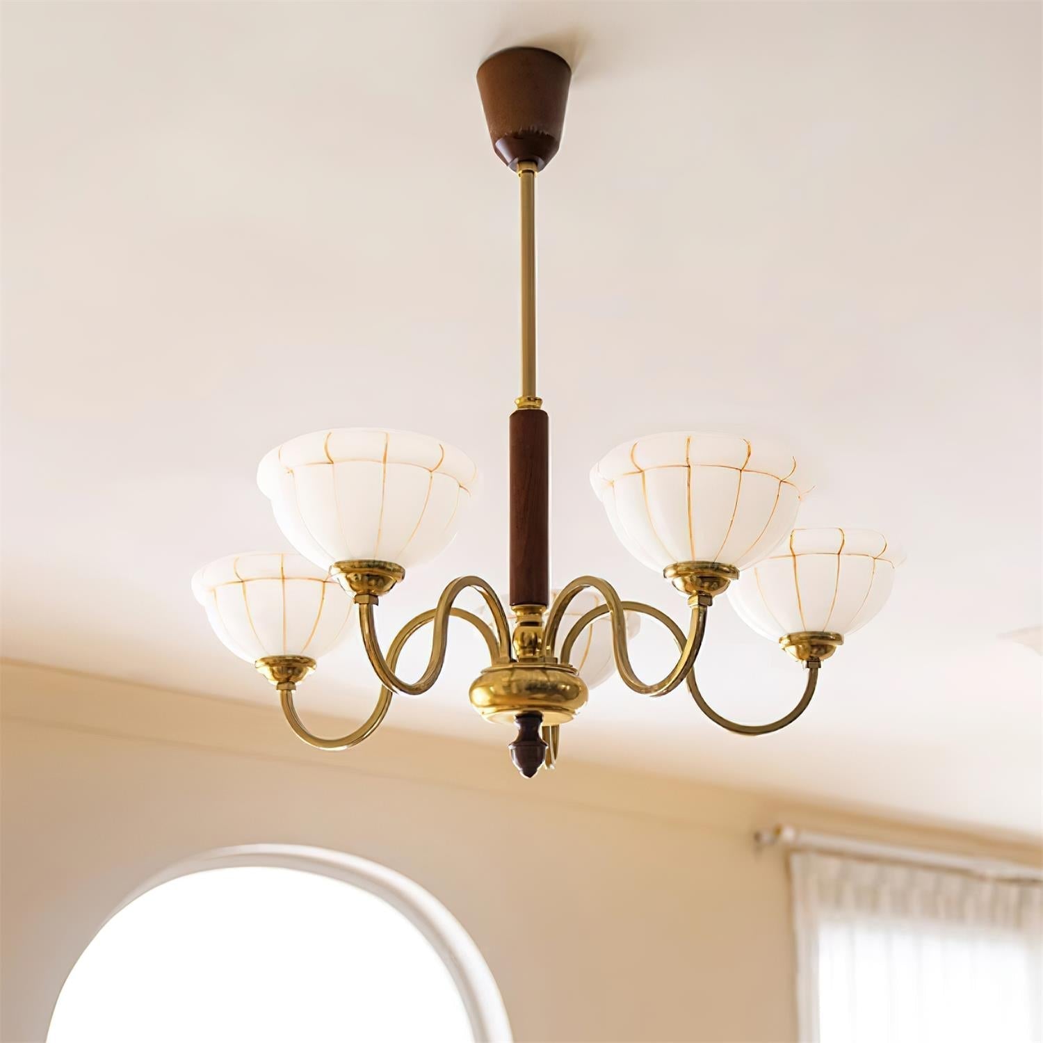 Charlie Lustre Fleur en Verre Courbée - Neutralighting
