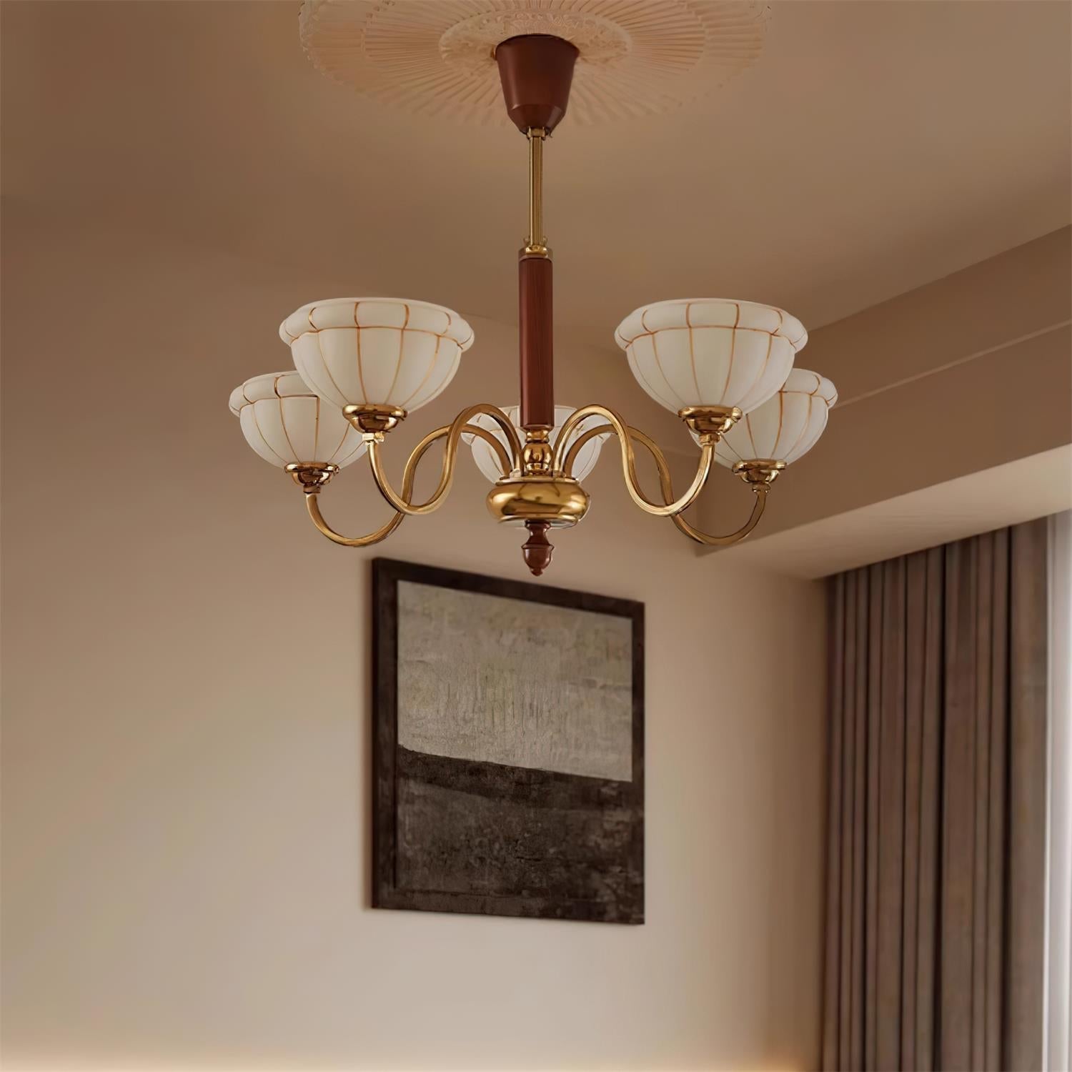 Charlie Lustre Fleur en Verre Courbée - Neutralighting