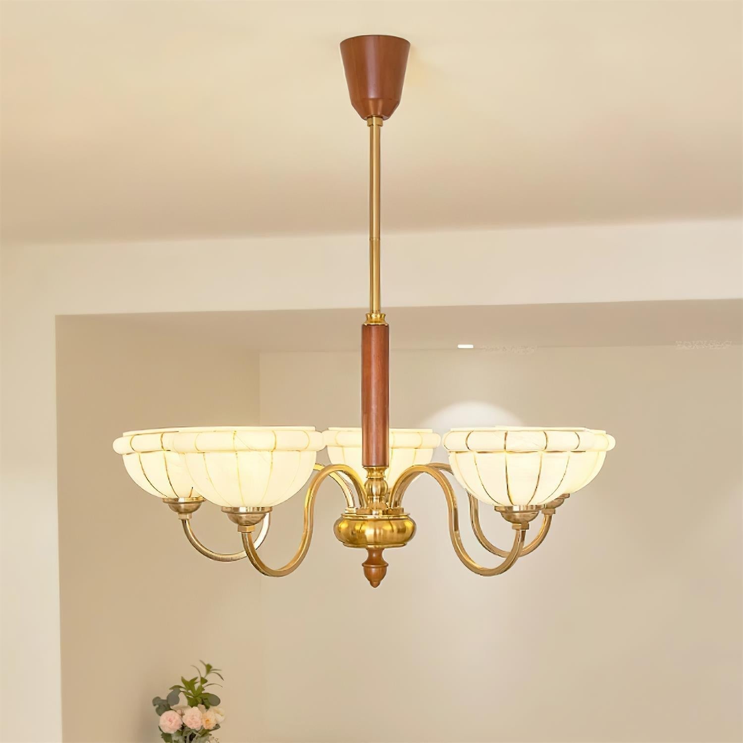 Charlie Lustre Fleur en Verre Courbée - Neutralighting