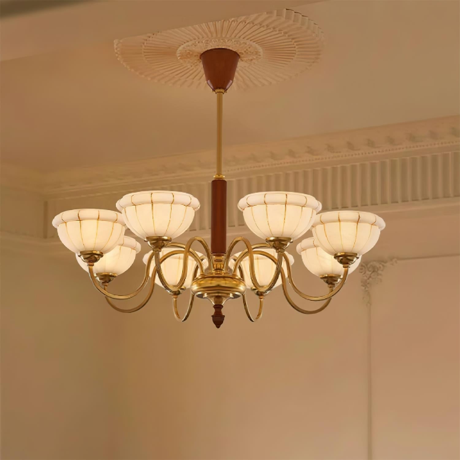 Charlie Lustre Fleur en Verre Courbée - Neutralighting