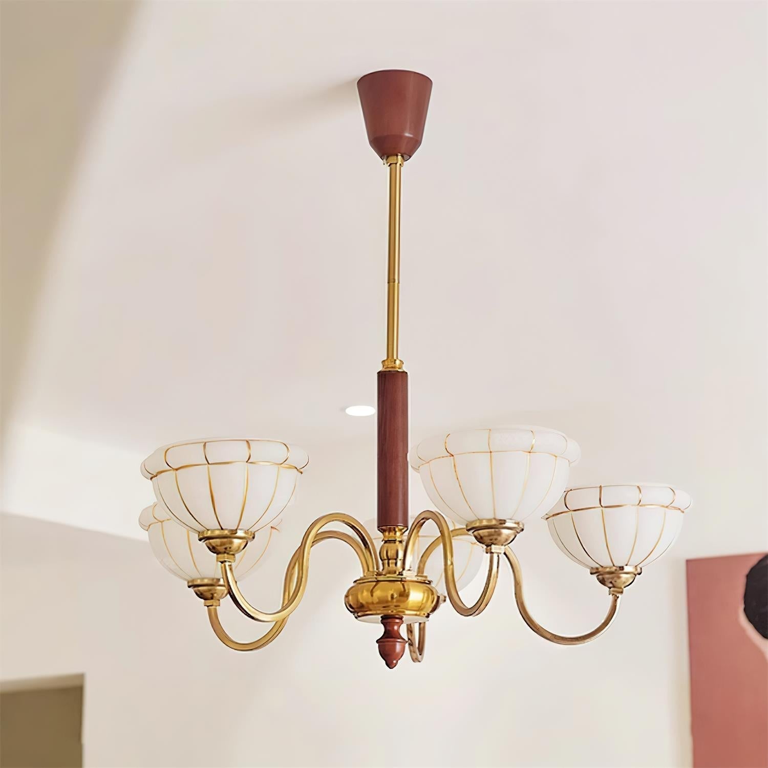 Charlie Lustre Fleur en Verre Courbée - Neutralighting