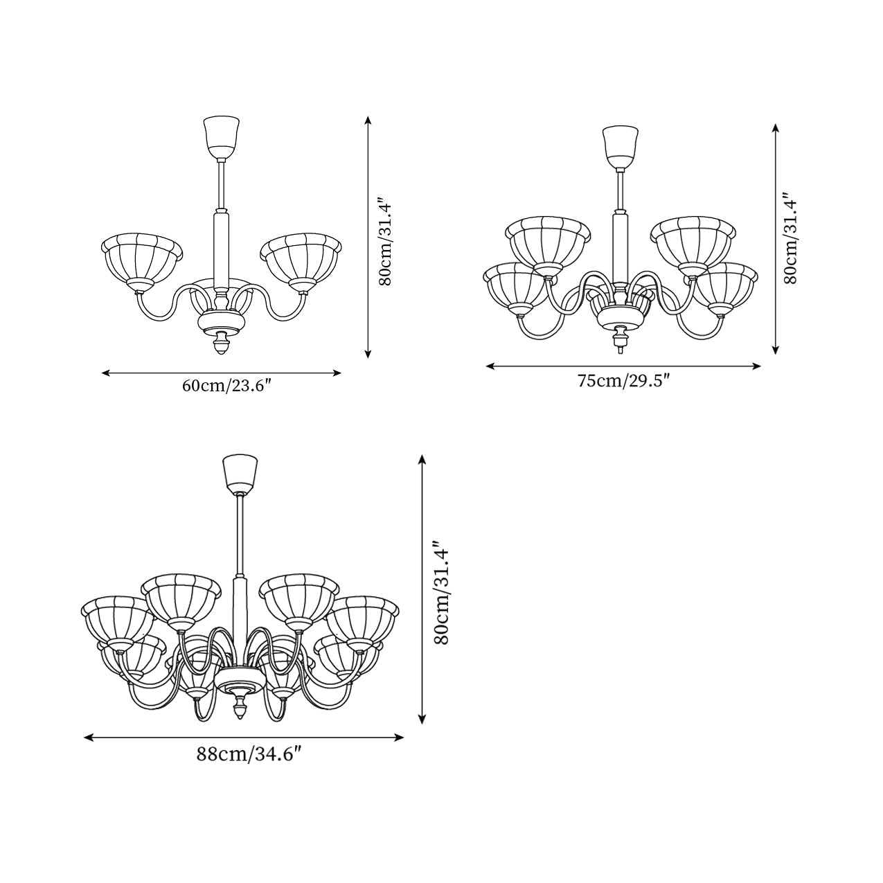 Charlie Lustre Fleur en Verre Courbée - Neutralighting