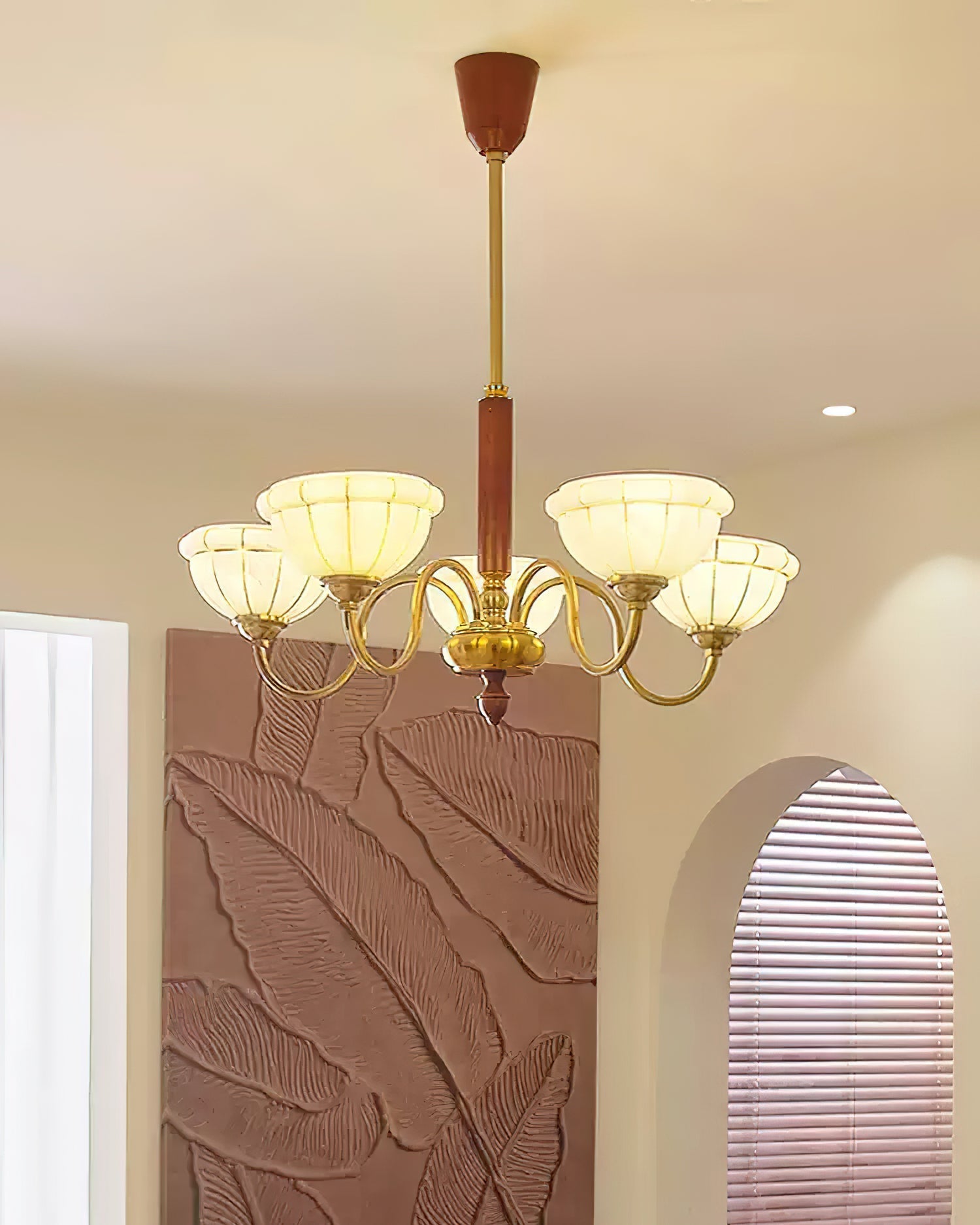 Charlie Lustre Fleur en Verre Courbée - Neutralighting