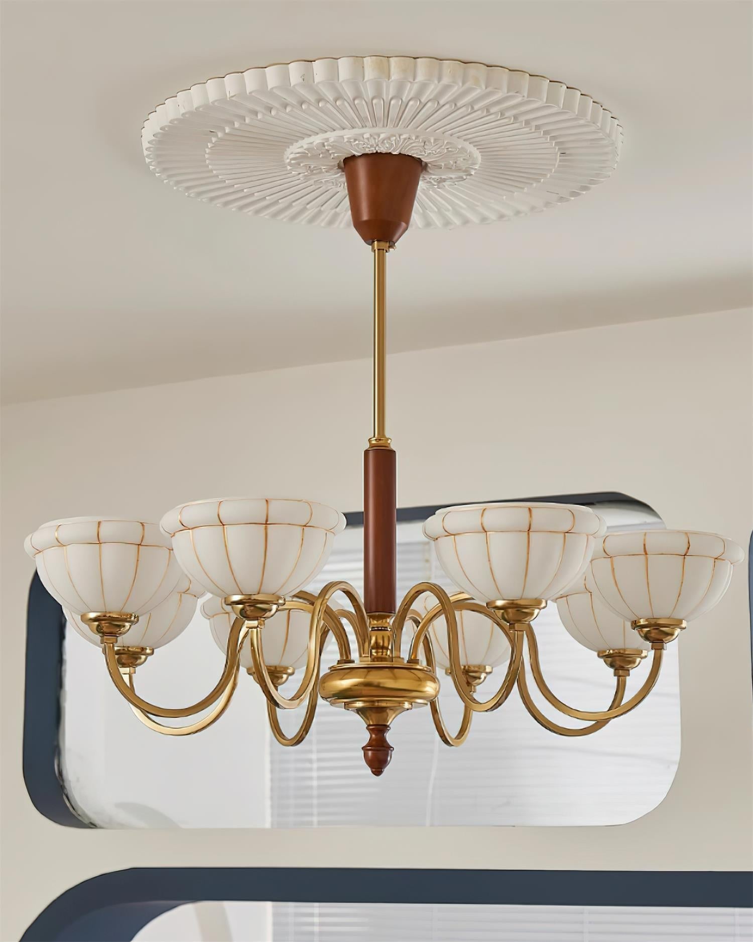 Charlie Lustre Fleur en Verre Courbée - Neutralighting