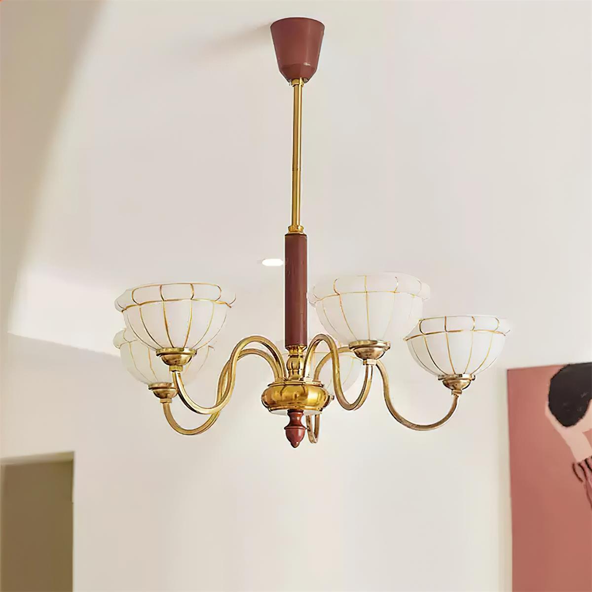 Charlie Lustre Fleur en Verre Courbée - Neutralighting