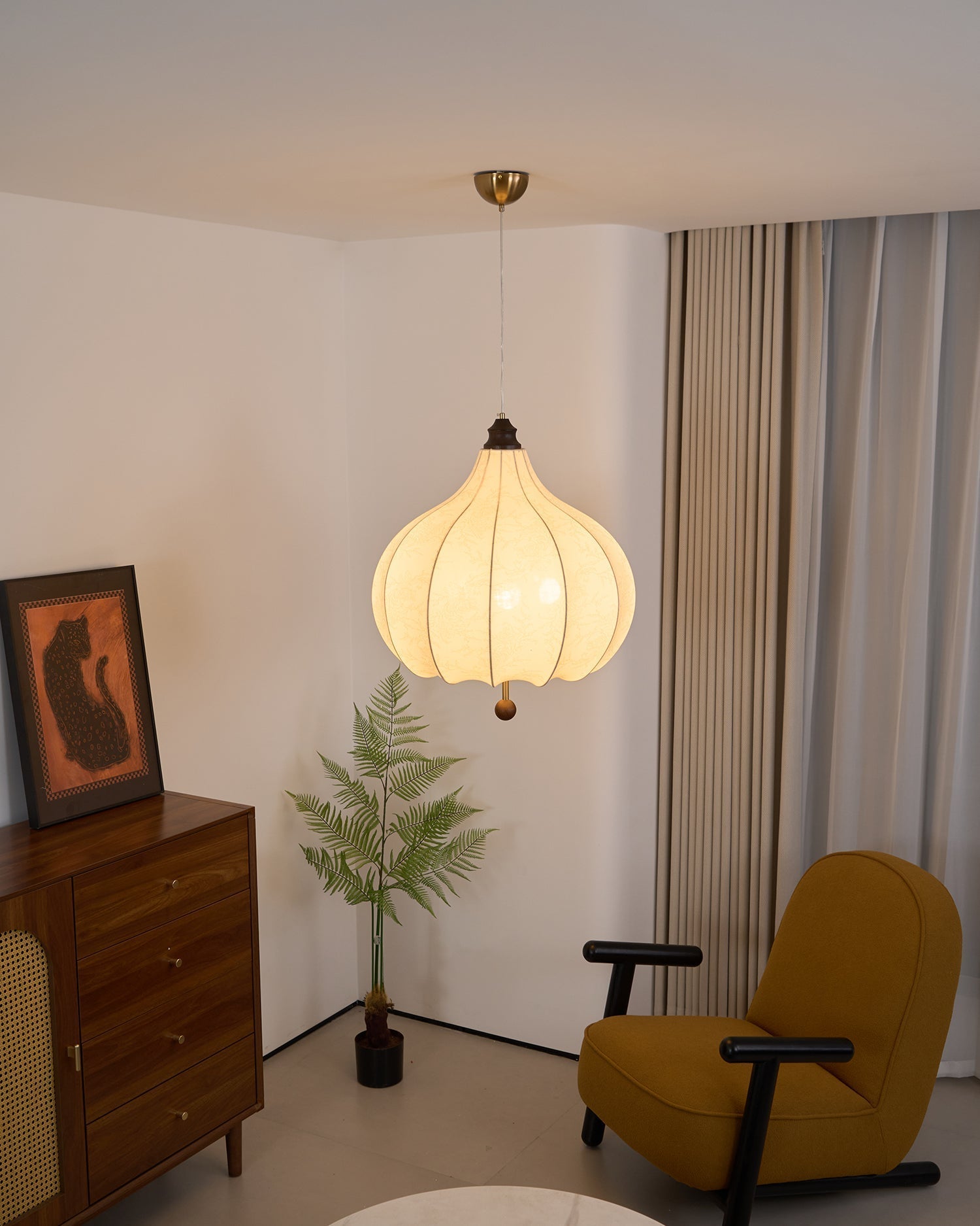 Lanterna Lampe Suspension Tissu - Neutralighting