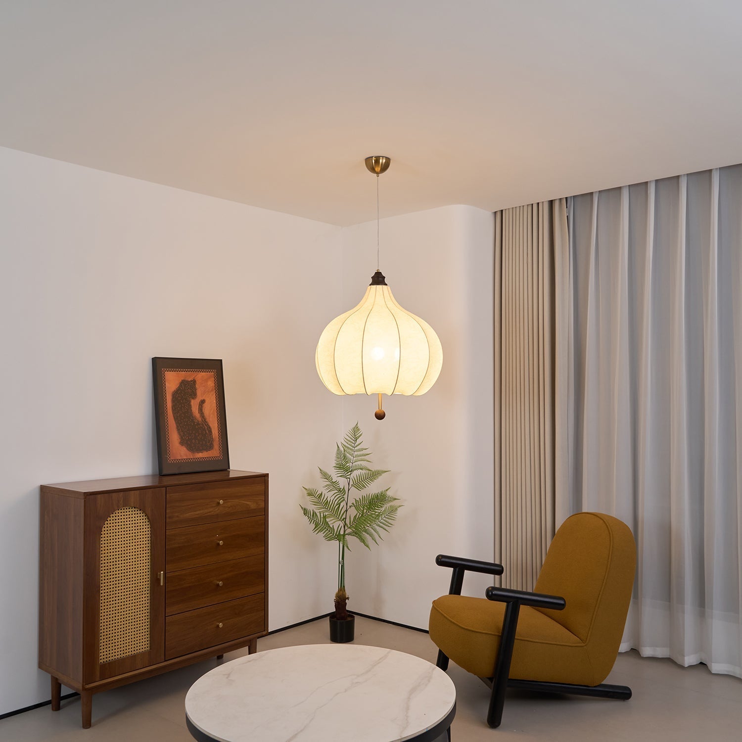 Lanterna Lampe Suspension Tissu - Neutralighting