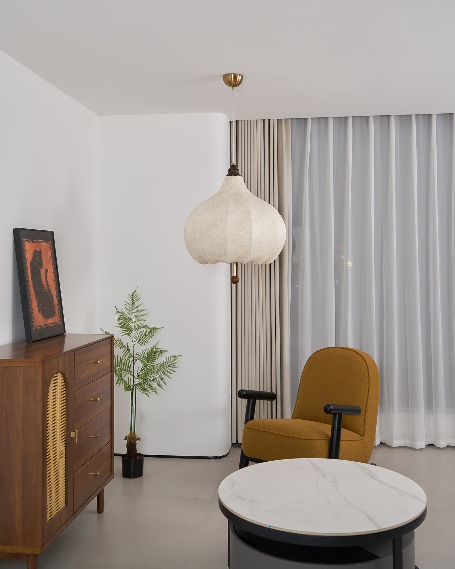 Lanterna Lampe Suspension Tissu - Neutralighting