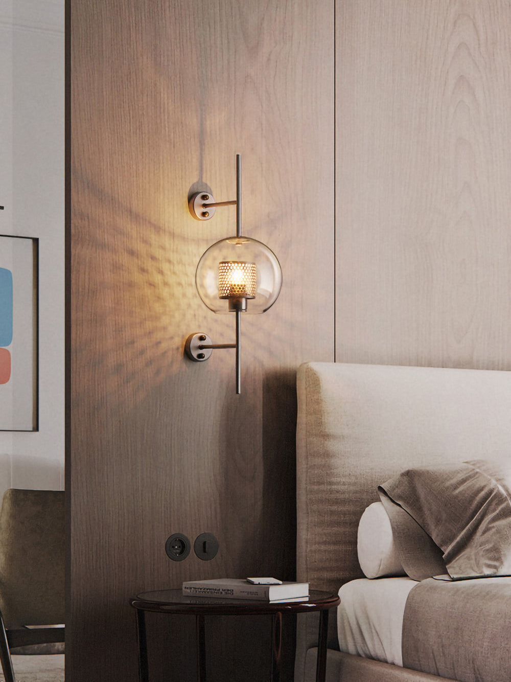 Alice Applique Murale en Verre Art Nordic Premium - Neutralighting