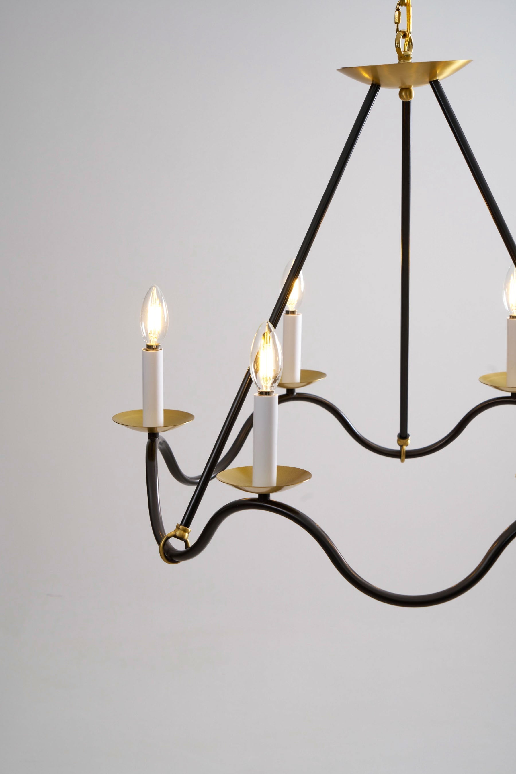 Shine Lustre en Métal de Laiton Industriel Vintage - Neutralighting