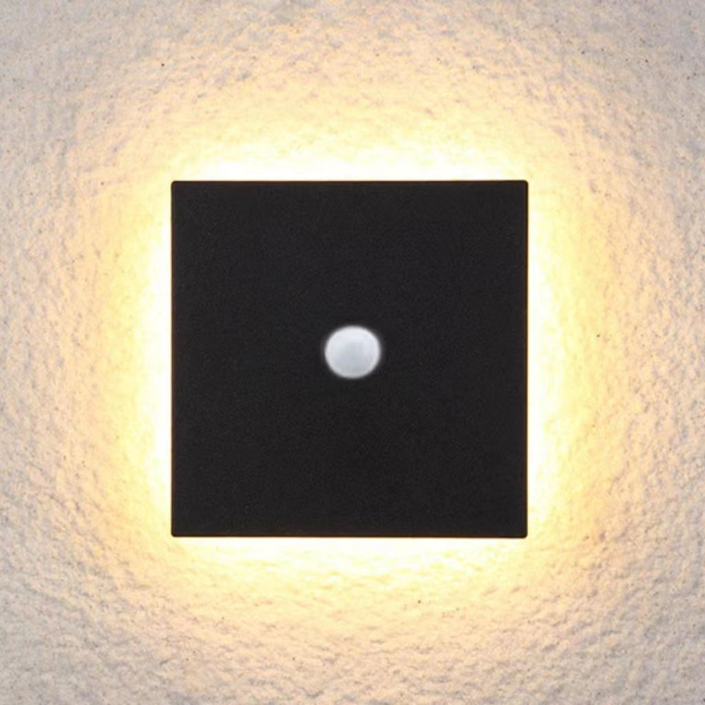 Klyne Applique Murale Rond/Carré Moderne Noir/Blanc. Cour - Neutralighting