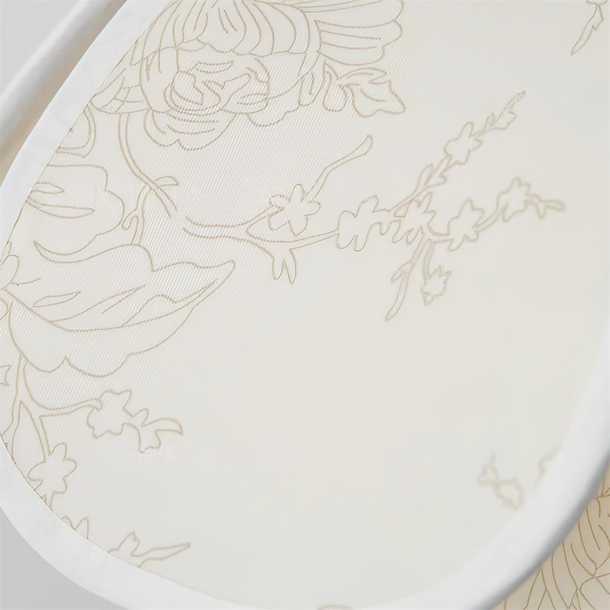 Yuki Applique Murale Florale en Bois et Tissu - Neutralighting