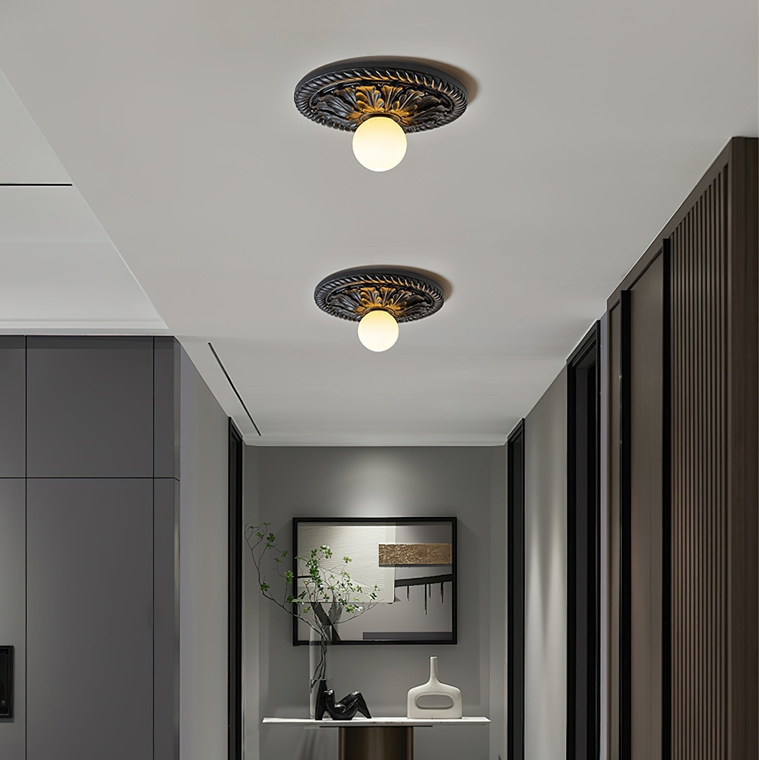 Cyrus Plafonnier Vintage Rustique - Neutralighting