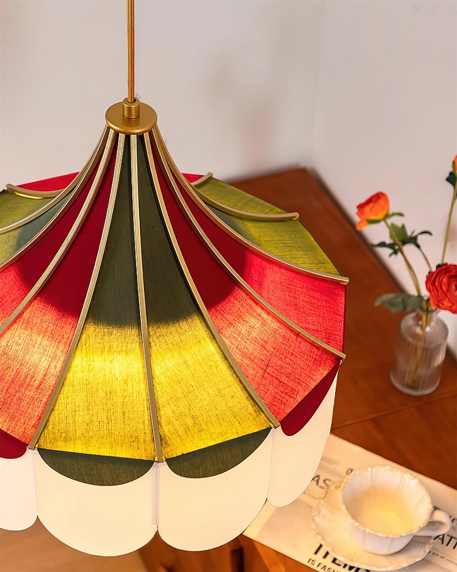 Circus Tissu Suspension Coquillage Nostalgique Ludique - Neutralighting