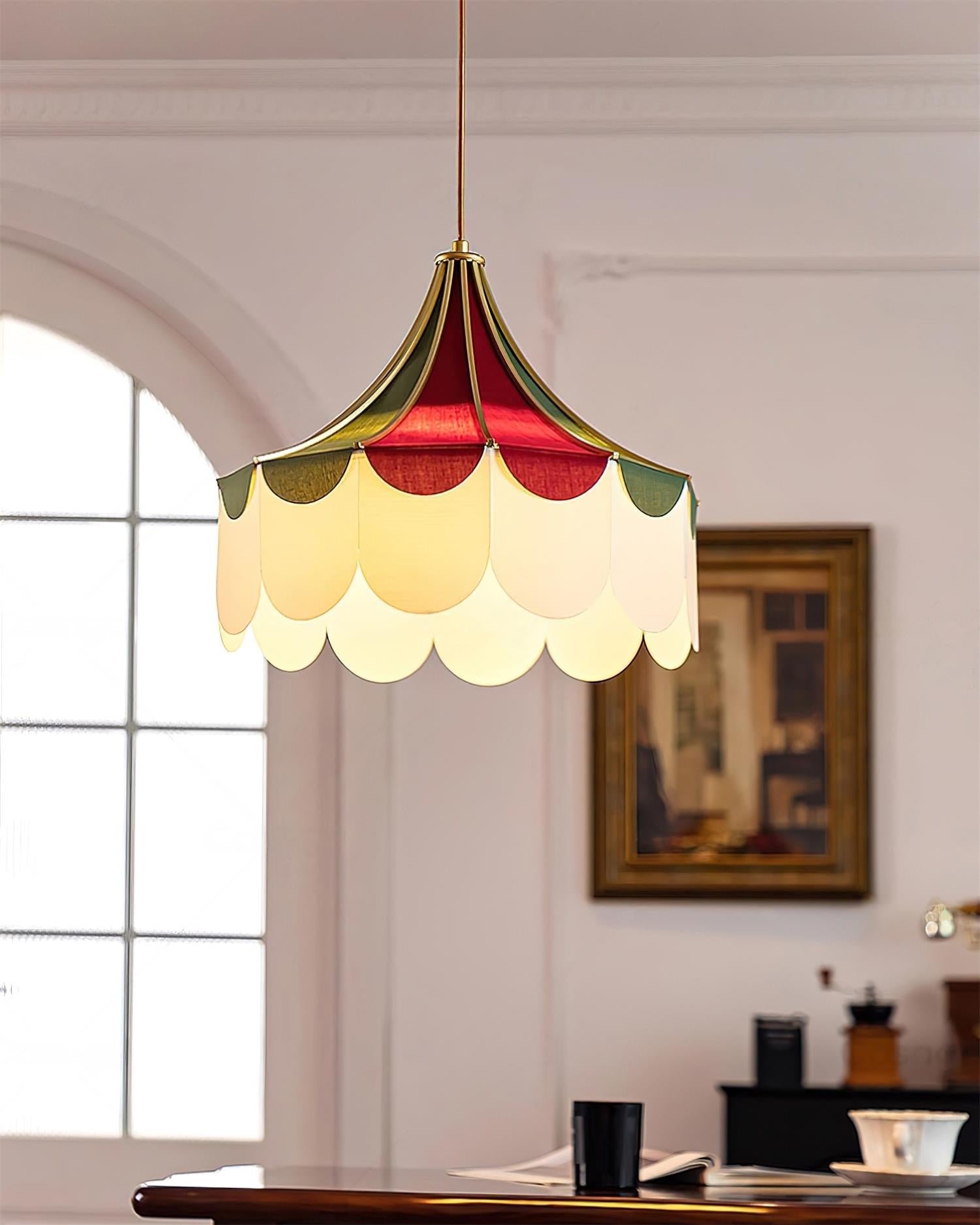 Circus Tissu Suspension Coquillage Nostalgique Ludique - Neutralighting